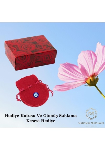 Sevgililer Günü Hediyesi Damla Model Zultanit Gümüş Kadın Küpe 7 MM