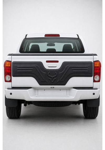 Isuzu D-max 2012-2019 Uyumlu Arka Bagaj Kapağı Kaplaması 1 Parça Abs Mat Siyah