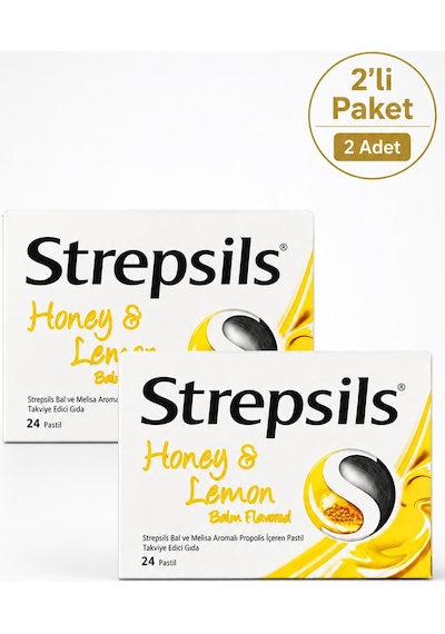 Strepsils Bal & Limon 24 Pastil 2 Adet