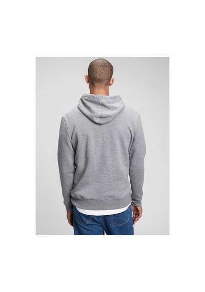 Blackjack Giyim Unisex Kapşonlu Sweatshirt Gri-kpsnfkooo-20035