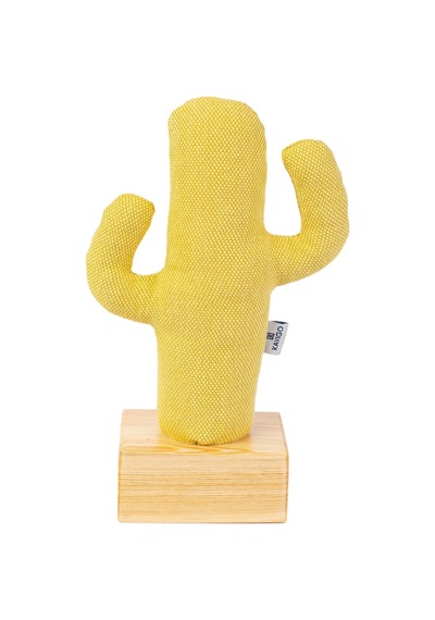 Kayigo Cactus Lavanta Dolgulu Notluk / Ahşap - Sarı