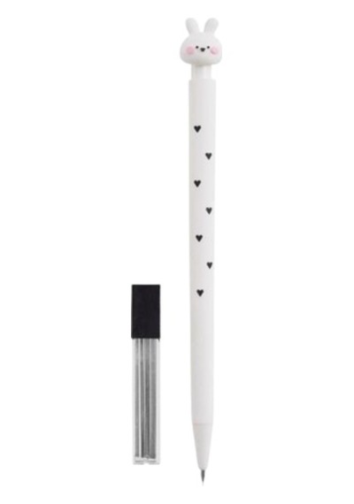 Miquelrius B2f Beyaz Tavşan Mekanik Kalem Ve Uç 0.5 Mm Seti