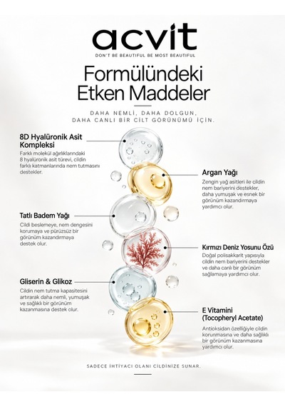 Acvit Hydra Milk 8D Nemlendirici Serum 30 ML