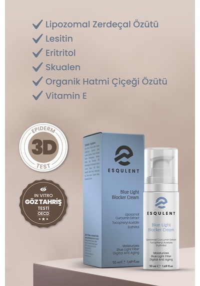 Esqulent Blue Light Blocker Mavi Işık Korumalı Krem 50 ML