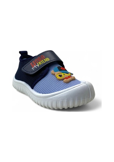 3451 Hafif Esnek Erkek Bebek Panduf Lacivert/mavi