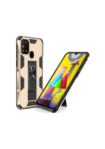 Samsung Galaxy Uyumlu M31 Kilif Miknatisli Standli Silikon Kapak 426895986