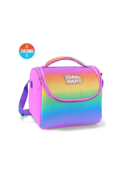 Coral High Kids Renk Geçişli Thermo Beslenme Çantası 12786 Lila - Pembe