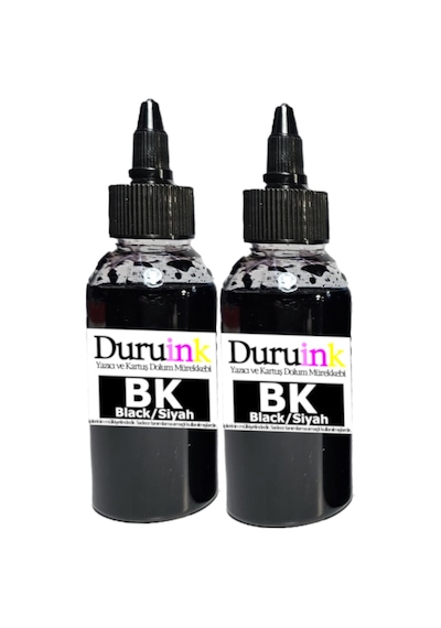 Duruınk Hp C4473 C4480 C4483 350 351 Siyah Kartuş Dolum Seti 2x100ml