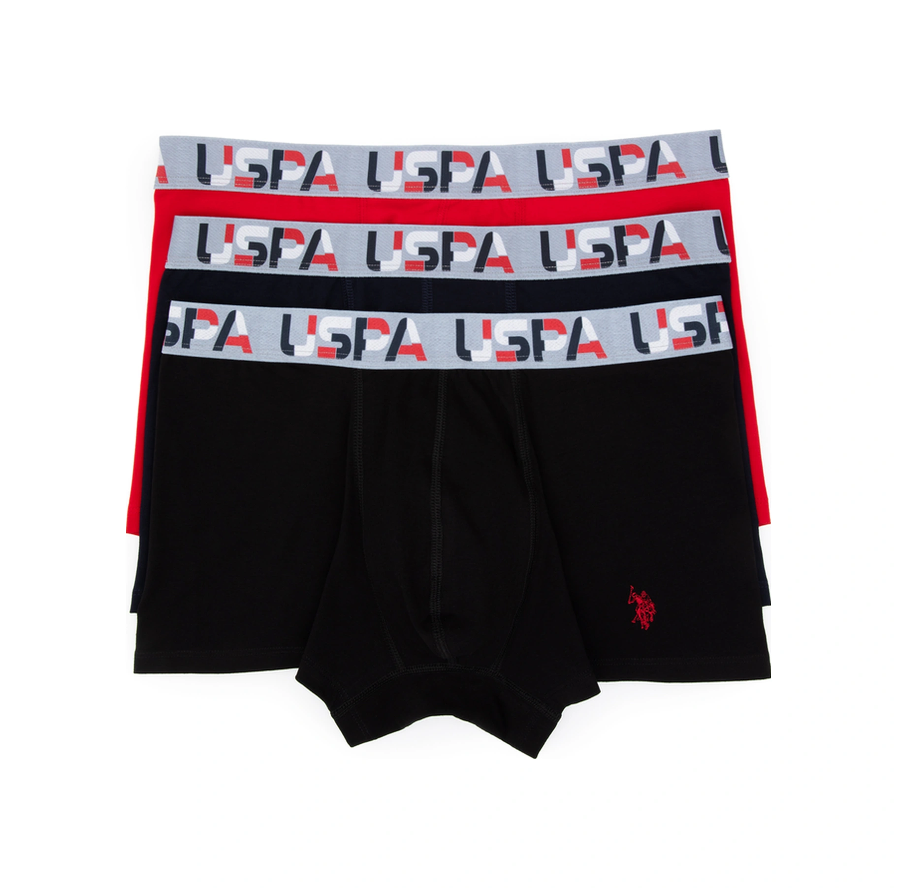 U.S. Polo Assn. Erkek 3'lü Boxer Takımı 50318652-VR033