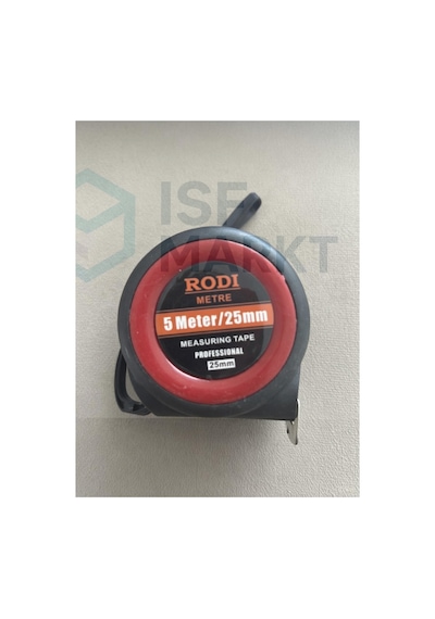 1 Adet- Rodı 5 Metre/25mm Ölçü Metresi - Profesyonel Şerit Metre 5 M