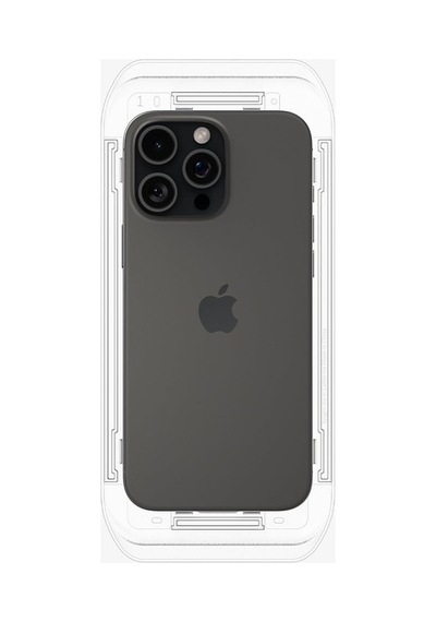 Spigen Apple Uyumlu iPhone 16 Pro Max Cam Ekran Koruyucu Kolay Kurulum Glas.tr Ez Fit Slim Hd - Agl07907