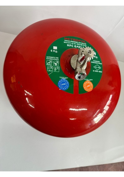 Yangın Tekne Sertifikalı 12kg Hfc Gazlı Tayfun Yangın Söndürme Tüpü 4yıl Garantili