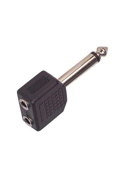 6.3 Mm Erkek 2x 3.5 Mm Dişi Çevirici 2x Stereo Dişi 6.3 Mm Erkek Jack Erkek Gitar Jack 2 Kulaklık Giriş