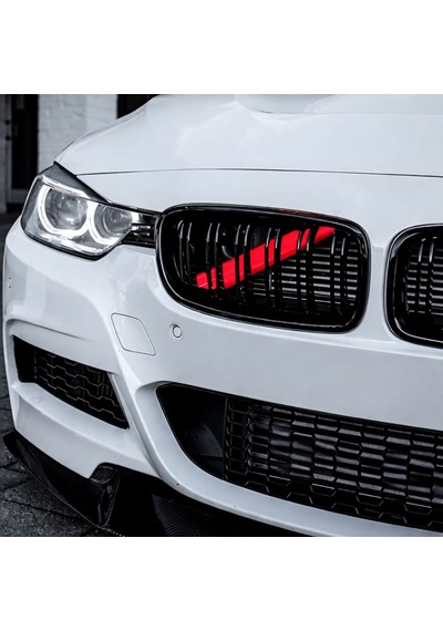 Bmw 4 Serisi F32 F33 F36 Kırmızı Panjur Arka V Demir Kaplaması
