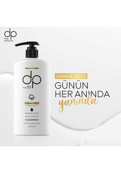 Pamuk Sütü Tuzsuz Şampuan 500 Ml Keratinli Nemlendirici