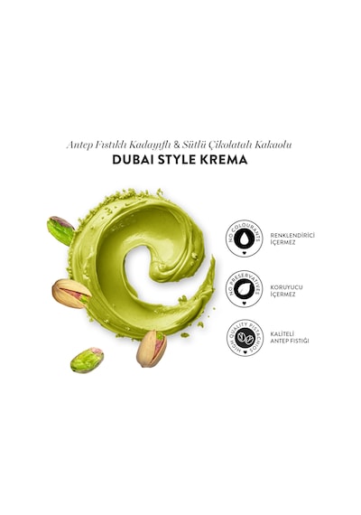 Sütlü Çikolatalı Antep Fıstığı Kreması Juva Dubai Style, 200g