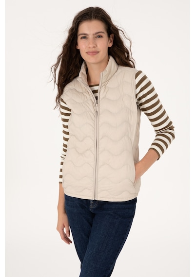 U.s. Polo Assn. Kadın Krem Yelek Dokuma 50289603-vr071 Krem