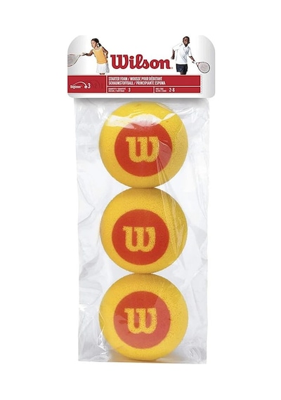 Özel Seri Tenis Topu 3lü Starter Foam Tball 3 Pack Wrz258900 Küvet Kuzgun Kırmızı