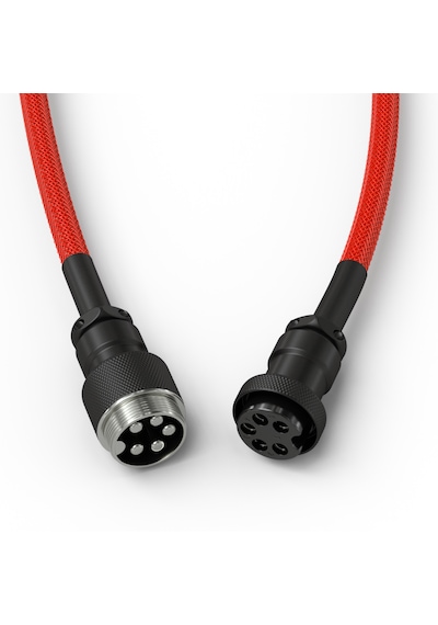 Glorious Sarmal Usb-c To Usb-a 1.4 Metre Klavye Kablosu Kırmızı