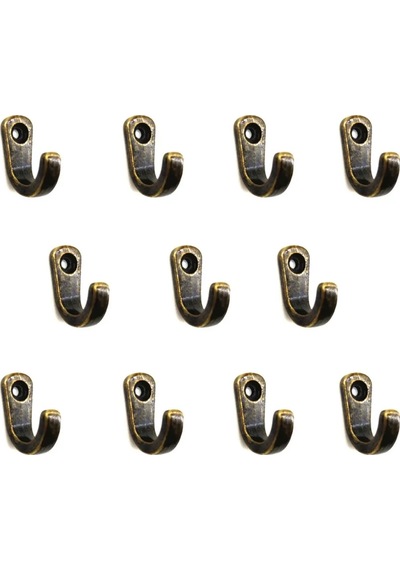 Zenvia Tekli Bijuteri, Dekor Askısı - Antik, 100 Adet, 10x18x22 Mm Znv2026 Çok Renkli