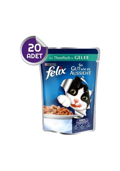 Ton Balıklı Pouch Yaş Kedi Maması 20 Adet