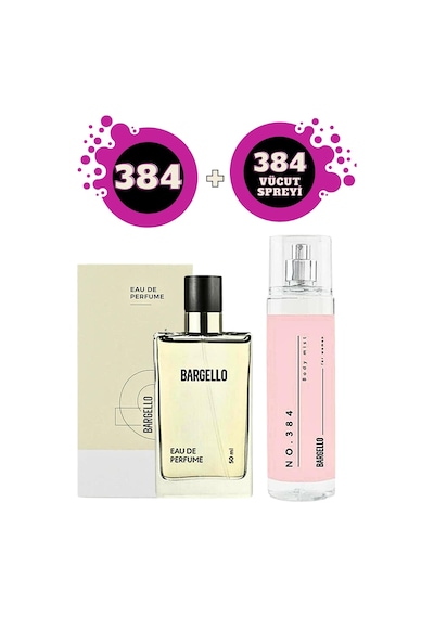 Bargello 384 Floral Kadın Parfüm EDP 50 ML + 384 Vücut Spreyi 210 ML