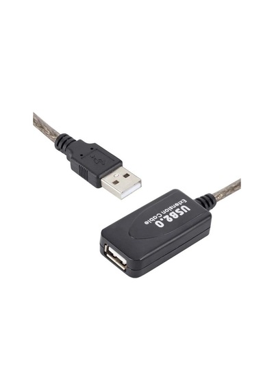 Aktif Usb Dişi Erkek Uzatıcı Uzatma Ek Kablosu 20 Metre