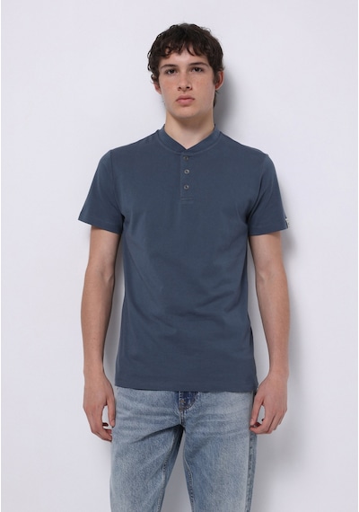 Colin's Colins Regular Fit Yuvarlak Yaka Düz Erkek Mavi Kısa Kol Tişört Cl1077189 Q1.v1 Inv Indigo