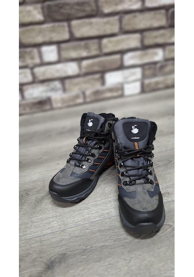 Bukond Rahat Bağcıklı Su İtici İçi Kürklü Outdoor Spor Bot Füme