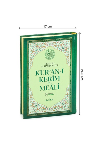 Kuranı Kerim Türkçe Mealli Orta Boy Yeşil - Qr Kodlu, Sesli Dinleme
