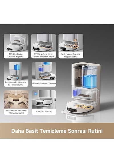 Dreame L40 Ultra Ae Beyaz Robot Süpürge