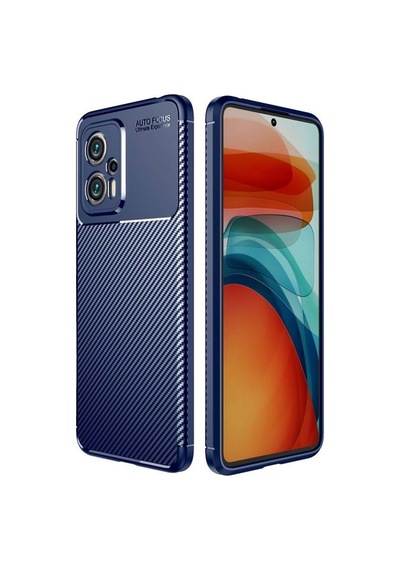 Xiaomi Poco X4 Gt İle Uyumlu Kılıf Focus Karbon Tasarım Telefon Kılıfı Kapak