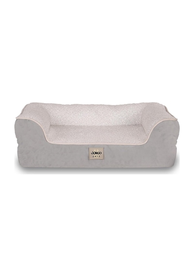 Jungolica Sezar Kedi Ve Köpek Yatağı Gri 90x110 Cm, Ortopedik Visco,%100 Su Geçirmez Alez, Çıkarılabilir Yıkanab