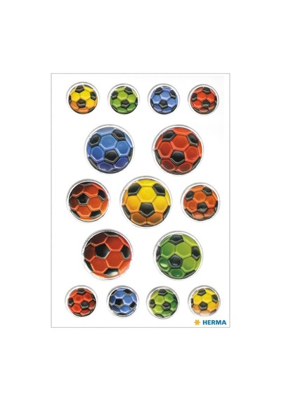 Magıc Etıket Embossed Renklı Futbol Topları Çok Renkli