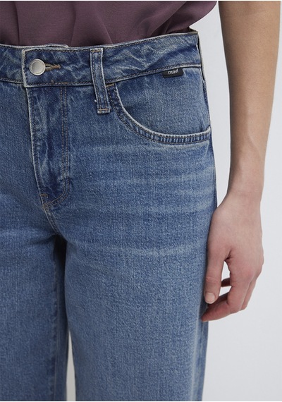 Mavi - Leila Premium Blue Puslu Koyu Mavi Jean Pantolon 1010600-a1572 Mavi - Leila Premium Blue Puslu Koyu Mavi Jean Pantolon 1010600-a1572