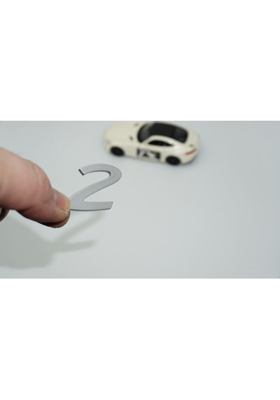 Dk Tuning Porsche 2 Rakamı 911 Gt2 Rs Bagaj Gri Yazı Logo Arma