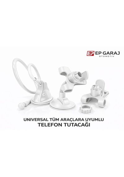 Üniversal Telefon Ve Tablet Tutucu Beyaz