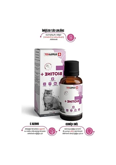 Kedi Tüy Sağlığı İçin Biotine Multi Vitamin Damlası 100 Ml