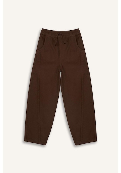 Defacto Barrel Fıt Düz Paça Gabardin Pantolon Erkek Çocuk G8336a826spbn254 Kahve-bn254