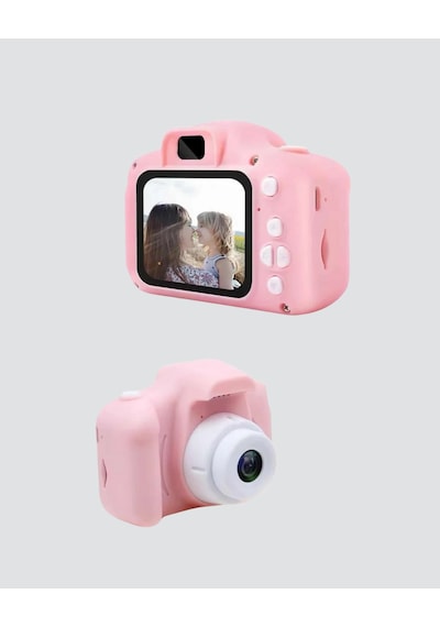 Pembe Çocuk Kamera 8mp, Video Kaydı,tf Kart Destekli
