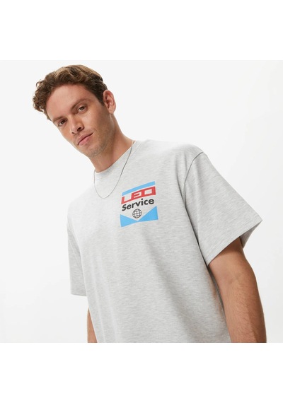 Leo Service Erkek Gri T-shirt