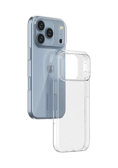 Newface Apple İphone 17 Pro Max Lüx Şeffaf Silikon - Şeffaf