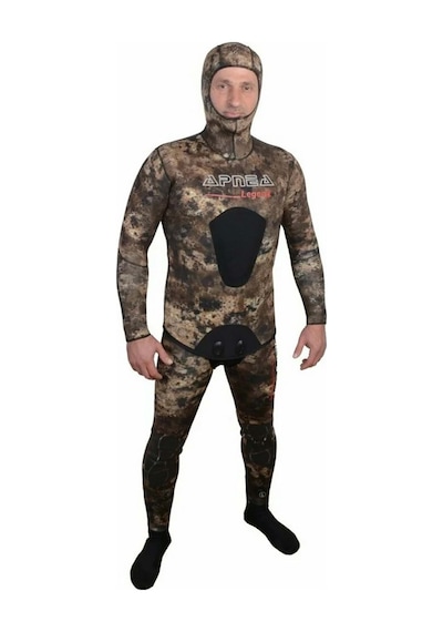 Apnea 5mm Legend Troox Camou 3D Elbise - XXL Siyah