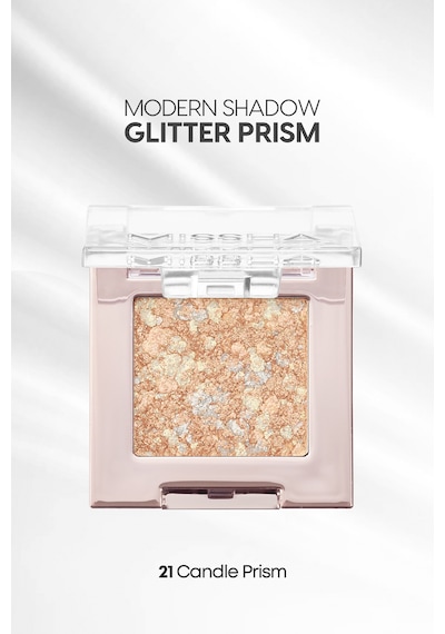 Topaklanmayan, El Yapımı Glitter Far Modern Shadow Glitter Prism No.21 Candle Prism 21