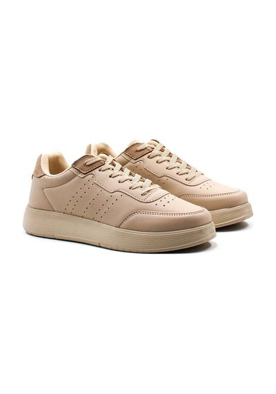 Kadın Sneaker Ayakkabı 666za158 Ekru