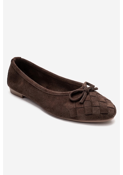 Luvishoes 03 Kahverengi Süet Hakiki Deri Kadın Babet Ayakkabı Kahverengi Luvishoes 03 Kahverengi Süet Hakiki Deri Kadın Babet Ayakkabı Kahverengi