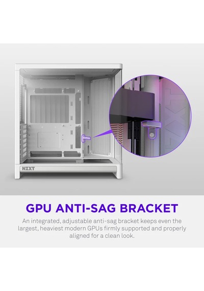 Nzxt H6 Rgb+ Cc-h62fw-p1 Dual-chamber Gaming Mid-tower Pc Kasası Beyaz