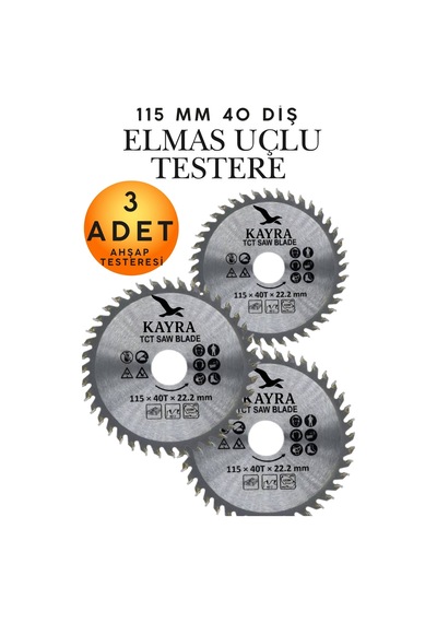 3 Adet 115 Mm 40 Diş Ahşap Kesme Testeresi Bıçağı - Avuç Taşlama Spiral Uyumlu Profesyonel Ağaç, Sunta, Mdf, Kontrplak Kesici Testere Diski Seti - Hassas Ve Pürüzsüz Kesim Ağaç Testere Ucu 3 Adet 115 Mm 40 Diş Ahşap Kesme Testeresi Bıçağı - Avuç Taşlama Spiral Uyumlu Profesyonel Ağaç, Sunta, Mdf, Kontrplak Kesici Testere Diski Seti - Hassas Ve Pürüzsüz Kesim Ağaç Testere Ucu