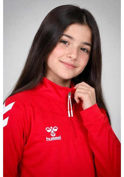 Hummel Oregon Çocuk Antrenman Eşofman Üstü Kırmızı