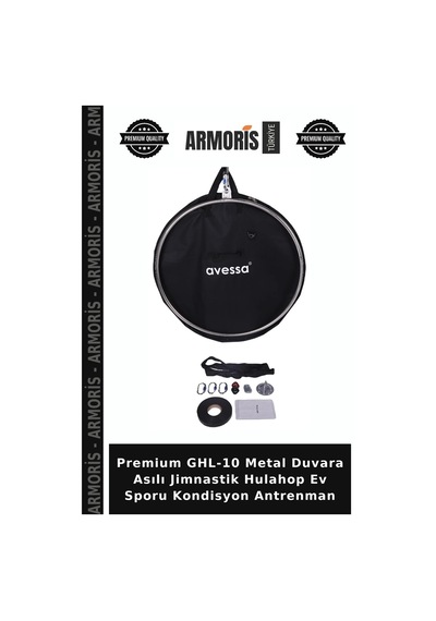 Premium Ghl-10 Metal Duvara Asılı Jimnastik Ev Sporu Kondisyon Antrenman